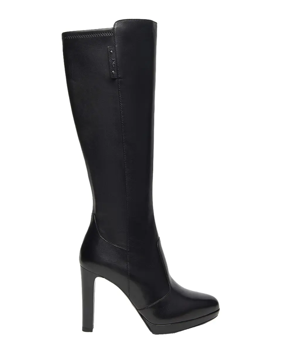NeroGiardini 100mm Platform Leather Knee-High Boots | Thumbnail 3 NeroGiardini 100mm Platform Leather Knee-High Boots | Thumbnail 3