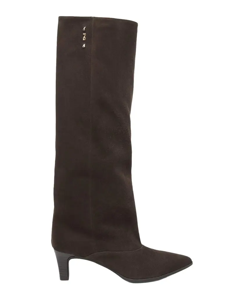 50mm Suede Knee-High Boots