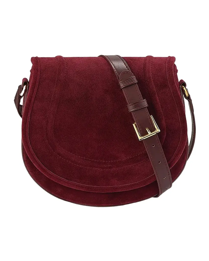 GiGi New York Jenni Suede Saddle Bag