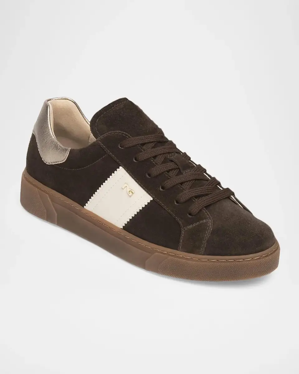 NeroGiardini Retro Suede Low-Top Sneakers | Thumbnail 2