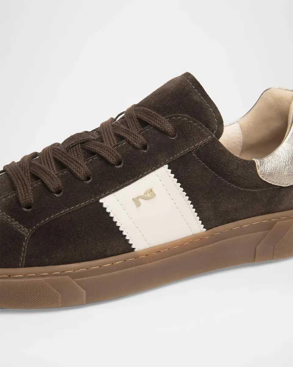 NeroGiardini Retro Suede Low-Top Sneakers | Thumbnail 3