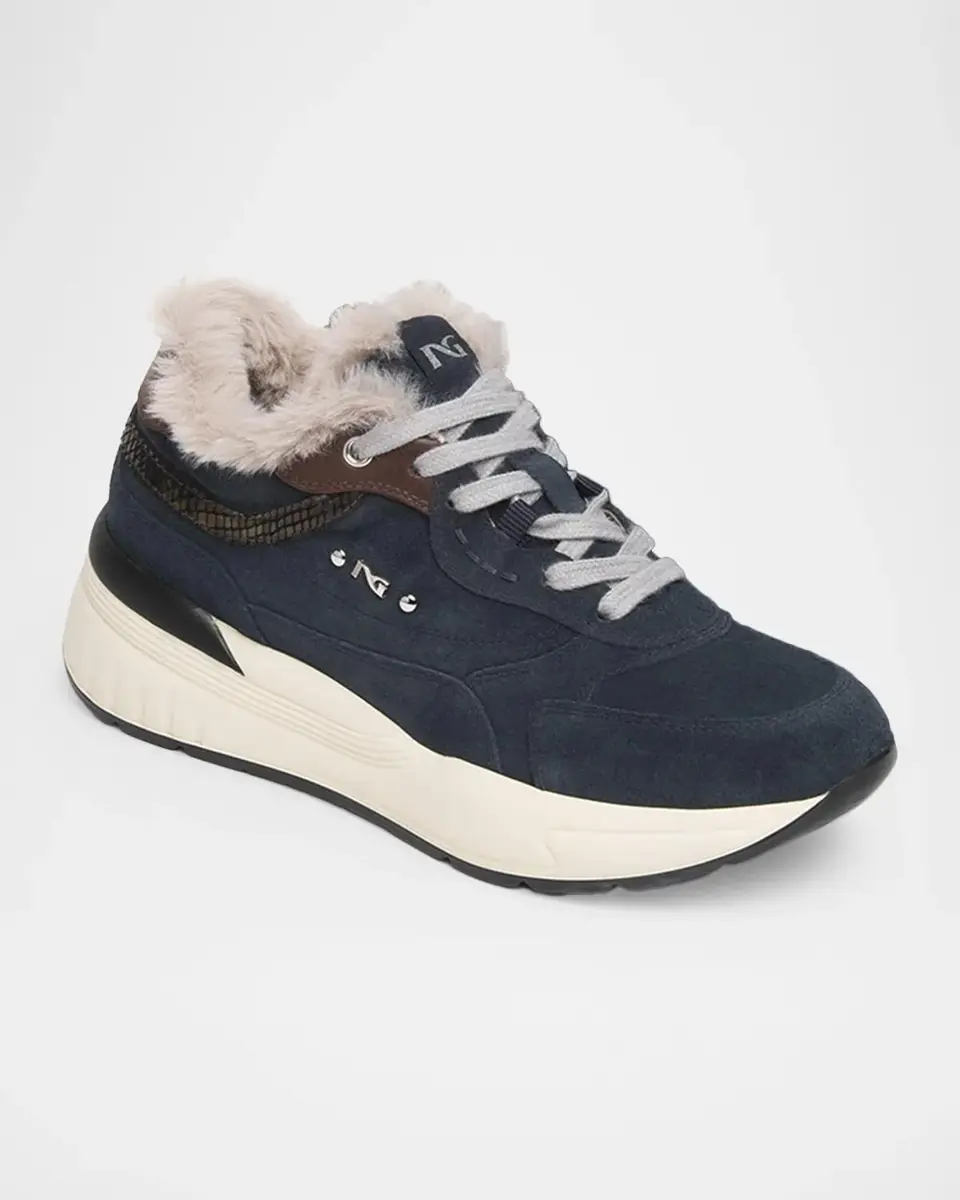 NeroGiardini Platform Suede Sneakers | Thumbnail 2 NeroGiardini Platform Suede Sneakers | Thumbnail 2