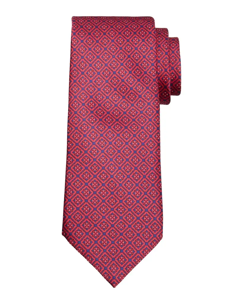 Stefano Ricci Men's Geometric Square Silk Tie