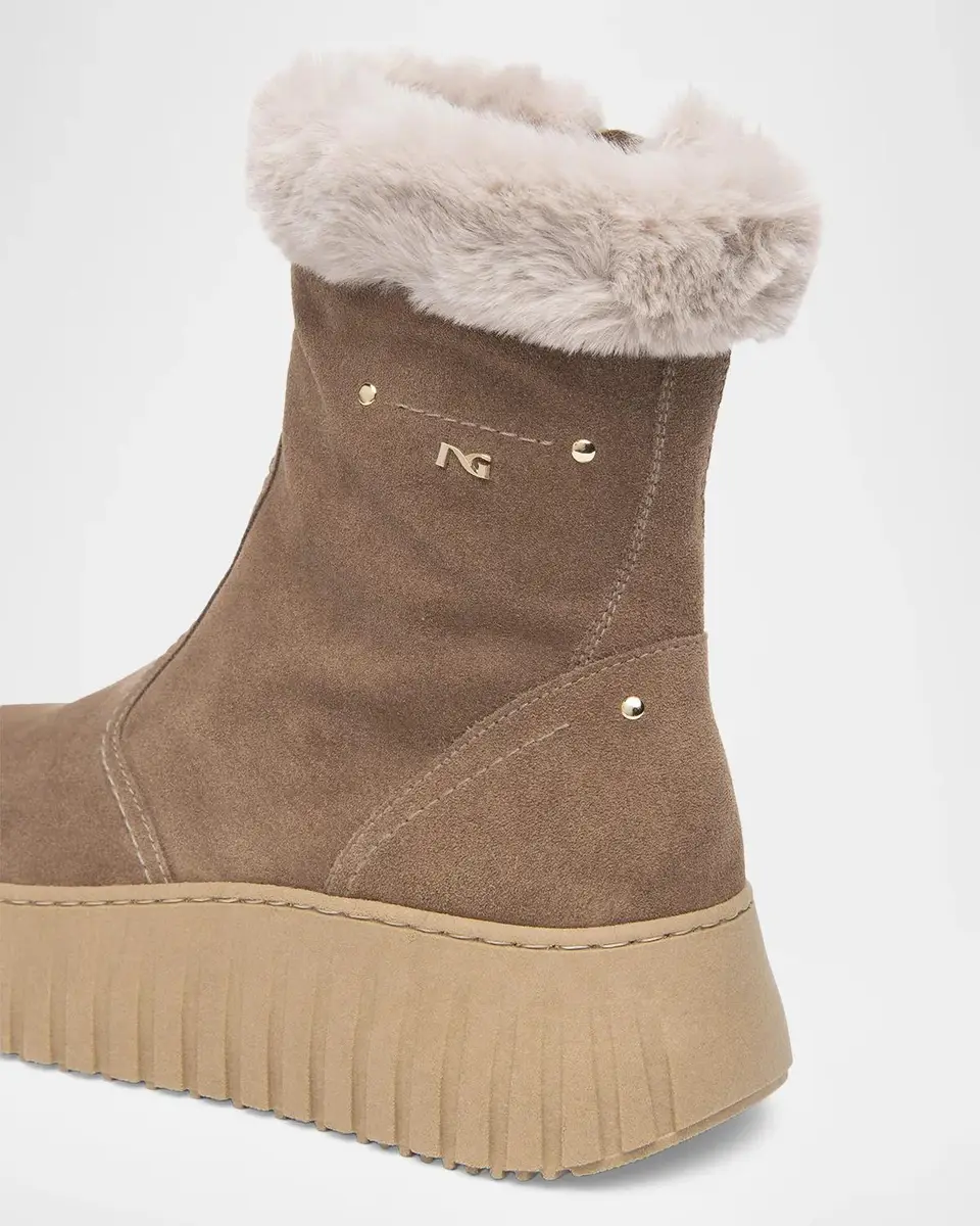 NeroGiardini Platform Suede Ankle Boots | Thumbnail 3 NeroGiardini Platform Suede Ankle Boots | Thumbnail 3