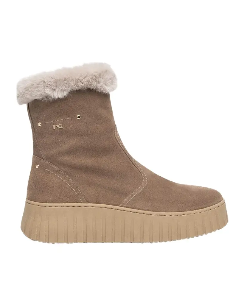 NeroGiardini Platform Suede Ankle Boots