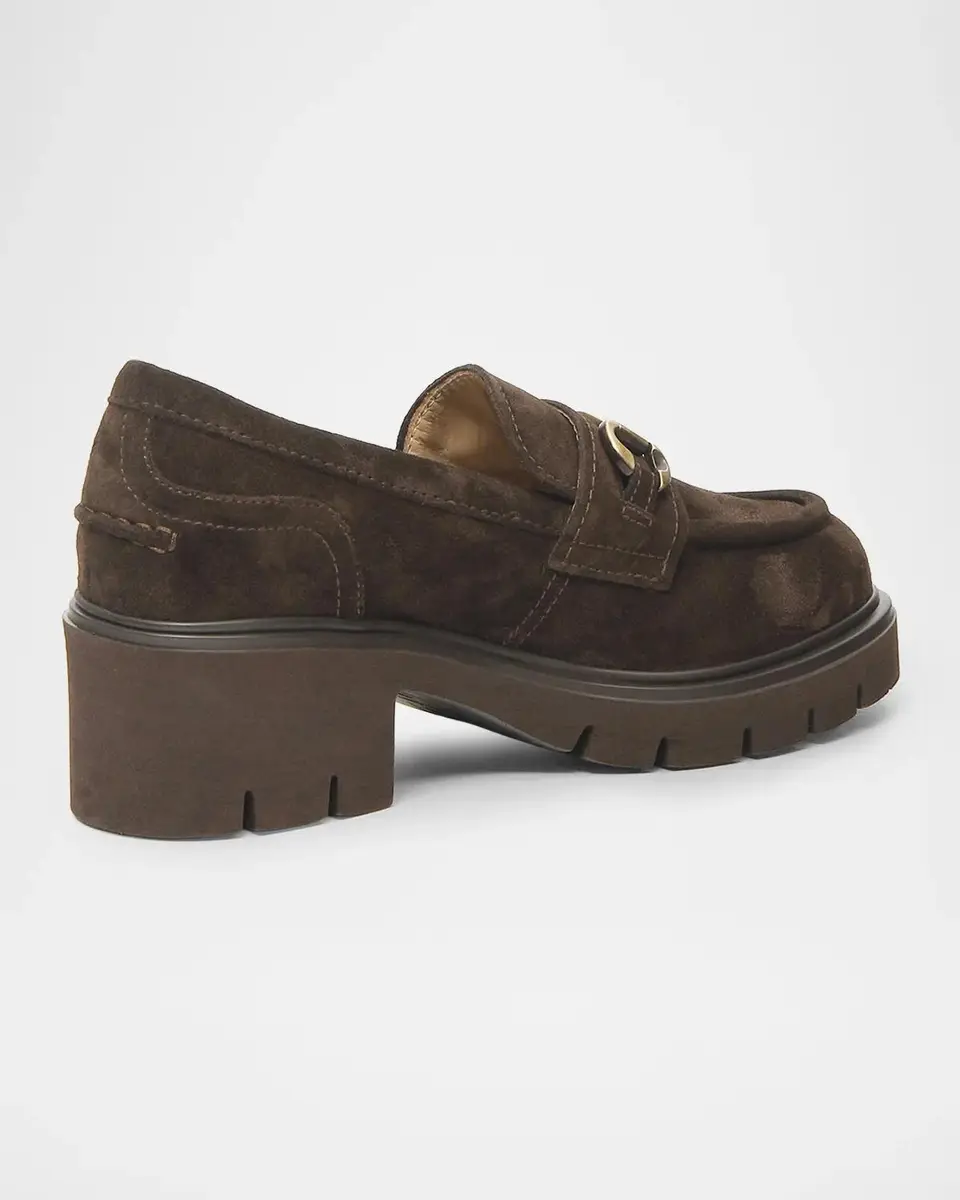 NeroGiardini 60mm Suede Bit Loafers | Thumbnail 3 NeroGiardini 60mm Suede Bit Loafers | Thumbnail 3