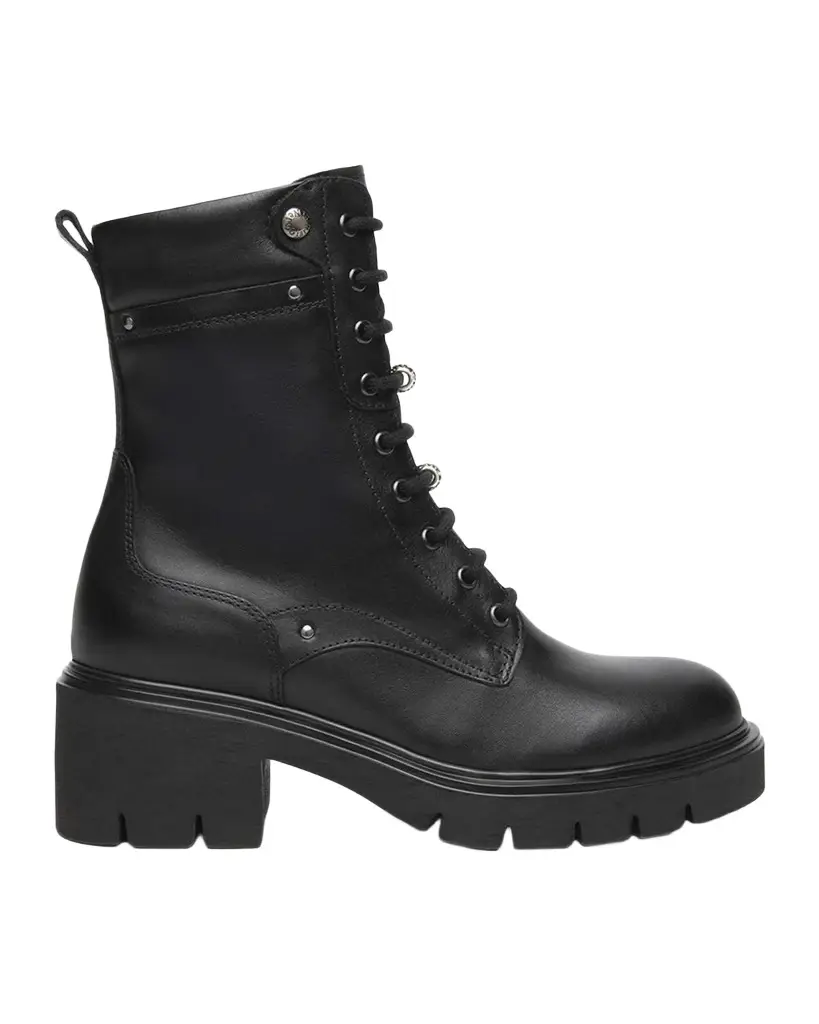 60mm Leather Combat Boots