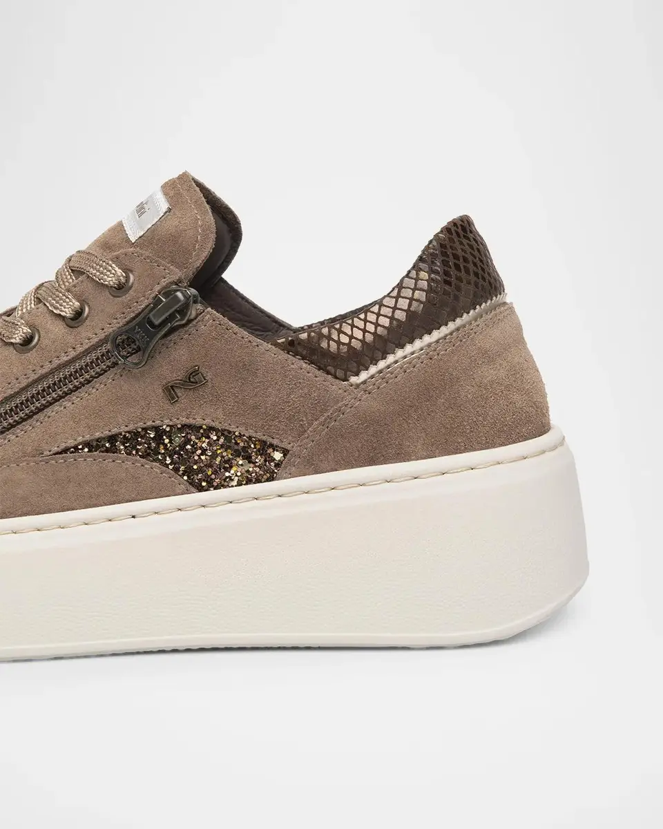 NeroGiardini 50mm Suede Platform Sneakers | Thumbnail 3 NeroGiardini 50mm Suede Platform Sneakers | Thumbnail 3