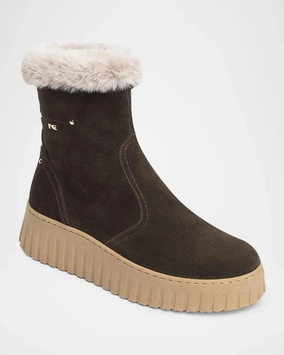 NeroGiardini Platform Suede Ankle Boots | Thumbnail 2 NeroGiardini Platform Suede Ankle Boots | Thumbnail 2