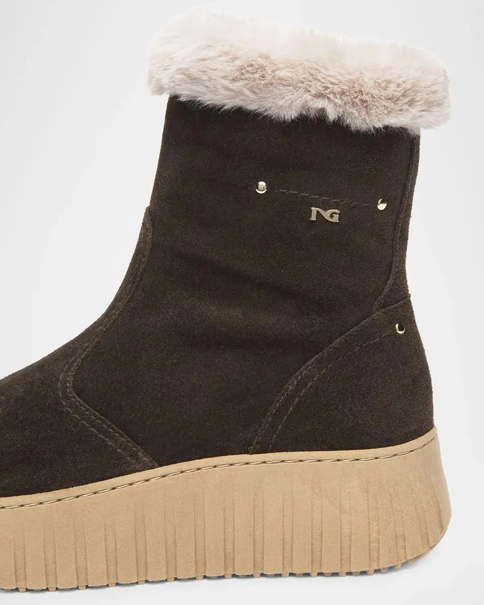 NeroGiardini Platform Suede Ankle Boots | Thumbnail 3 NeroGiardini Platform Suede Ankle Boots | Thumbnail 3