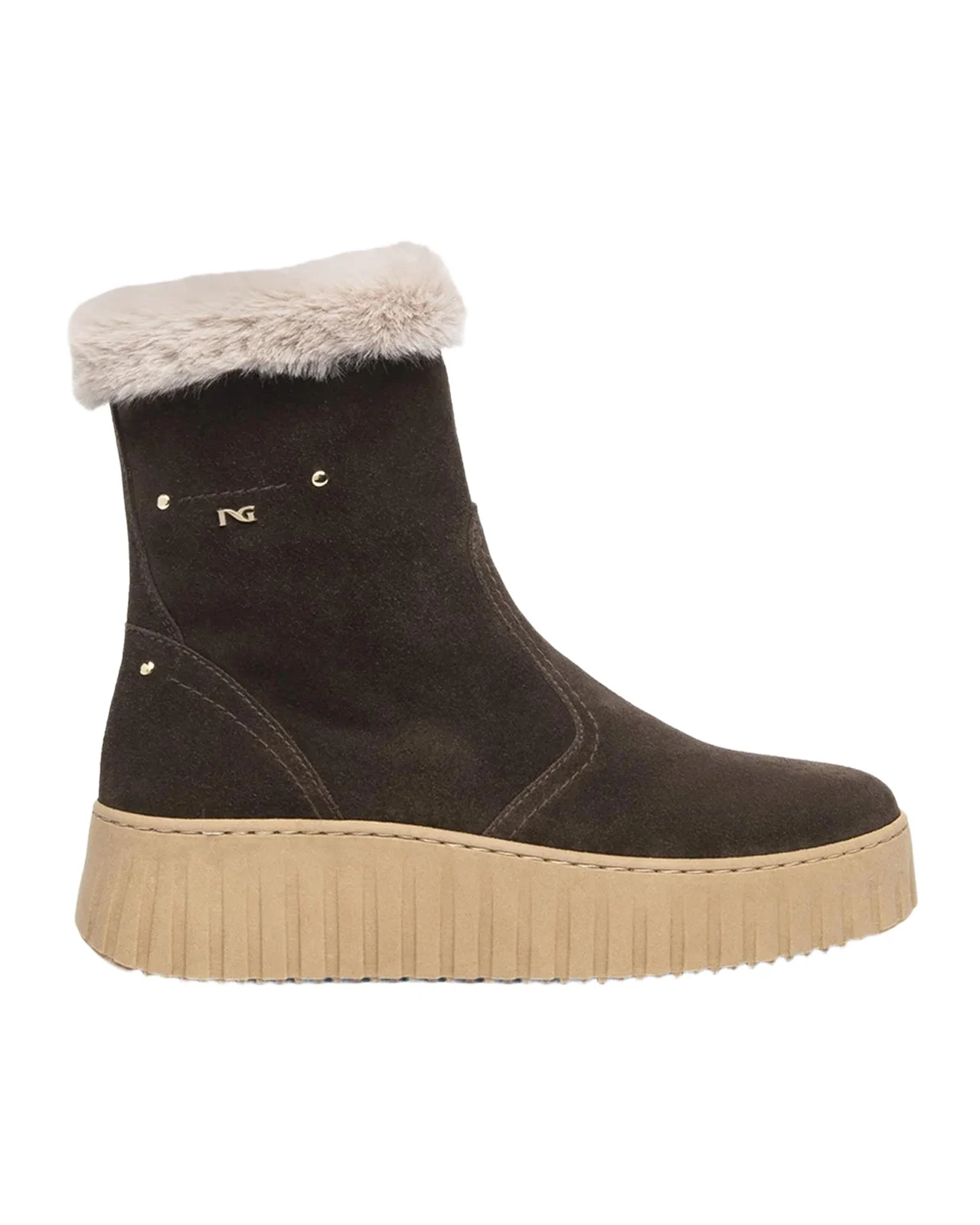 NeroGiardini Platform Suede Ankle Boots