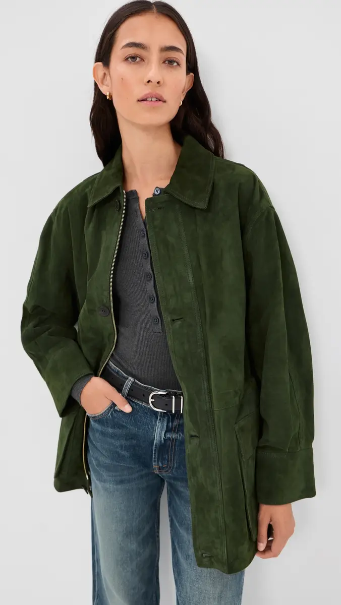 ARMA Maeve Lamb Suede Jacket | Thumbnail 2