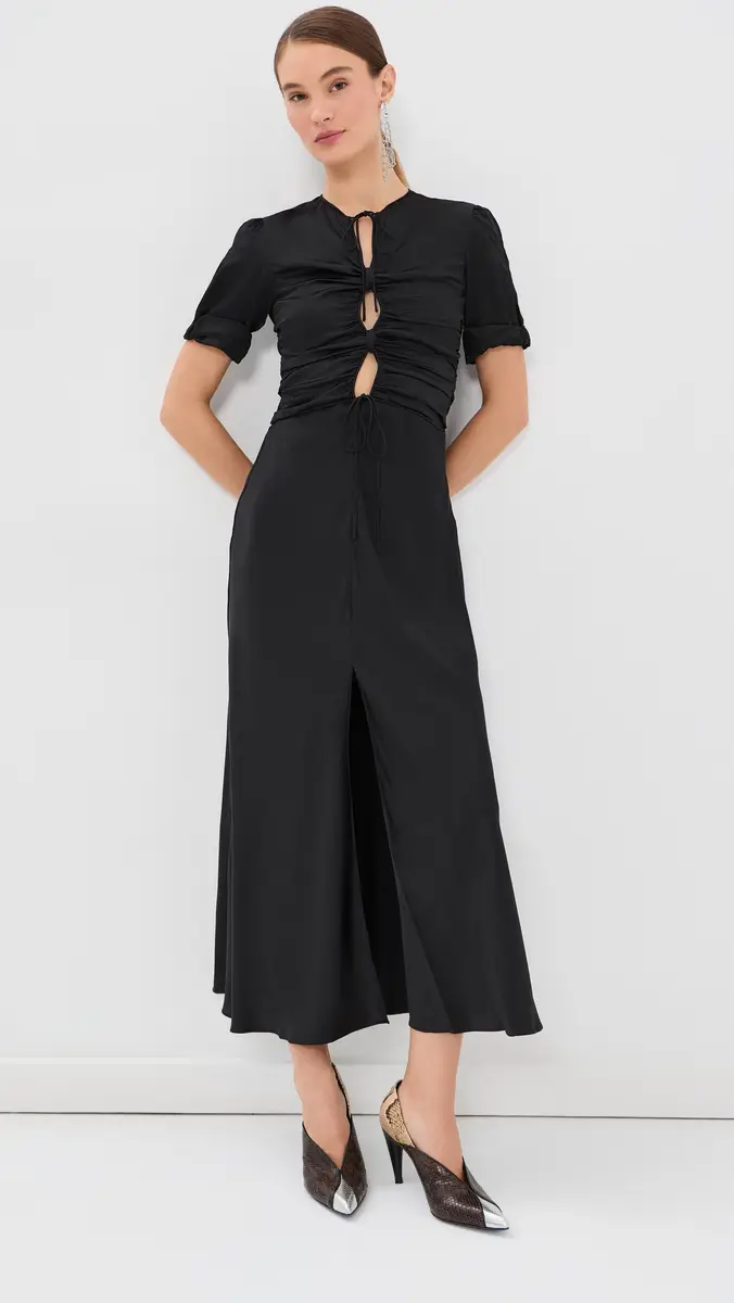 Isabel Marant Louane Silk Dress | Thumbnail 2 Isabel Marant Louane Silk Dress | Thumbnail 2