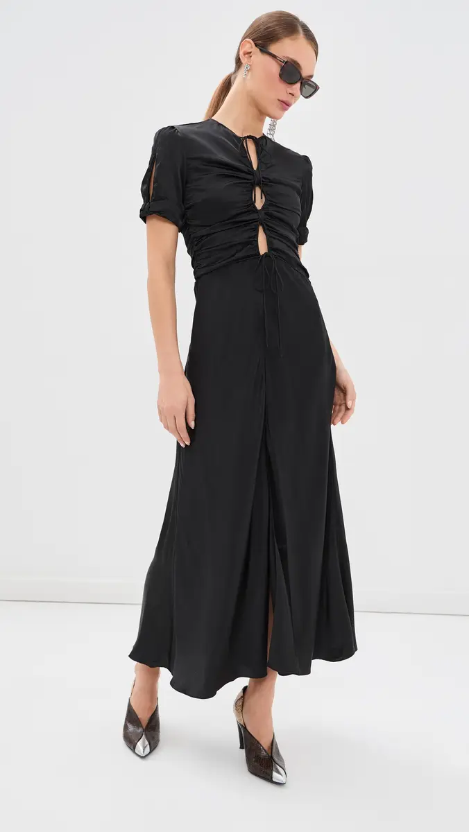 Isabel Marant Louane Silk Dress | Thumbnail 5 Isabel Marant Louane Silk Dress | Thumbnail 5