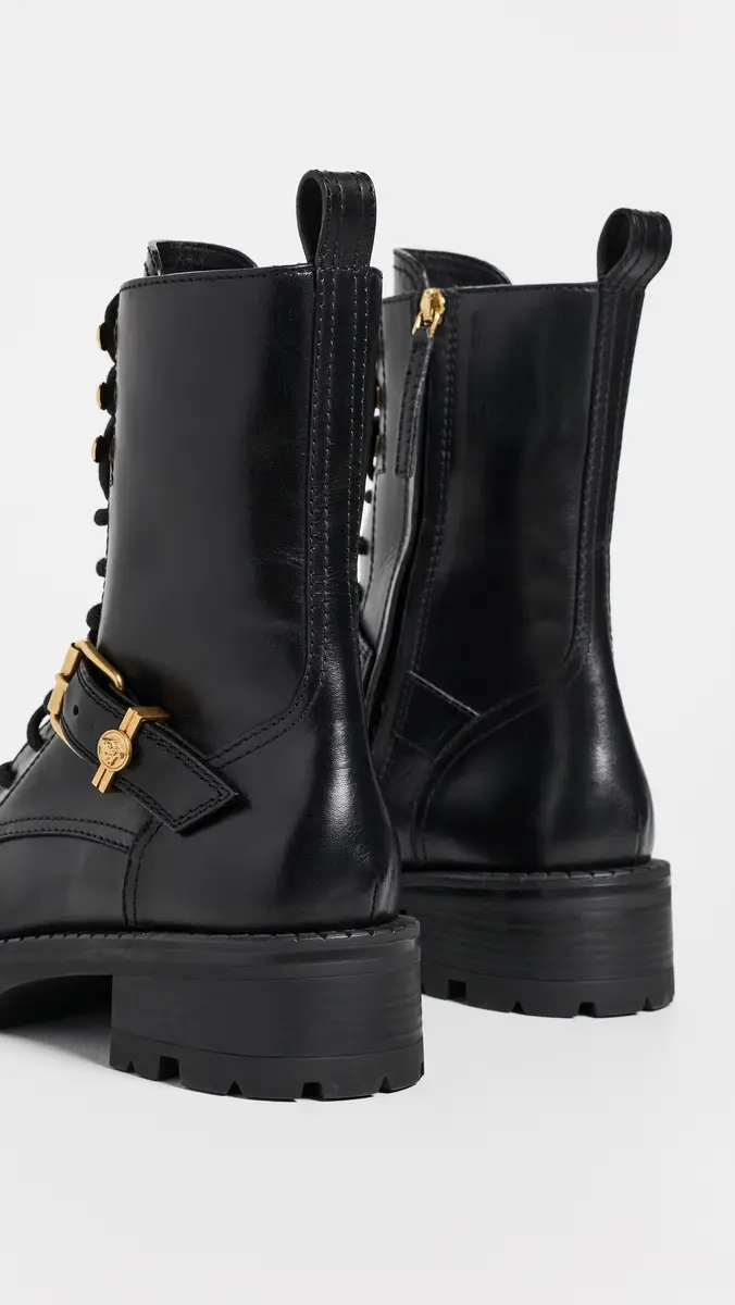 Versace Calf Leather Booties | Thumbnail 4 Versace Calf Leather Booties | Thumbnail 4