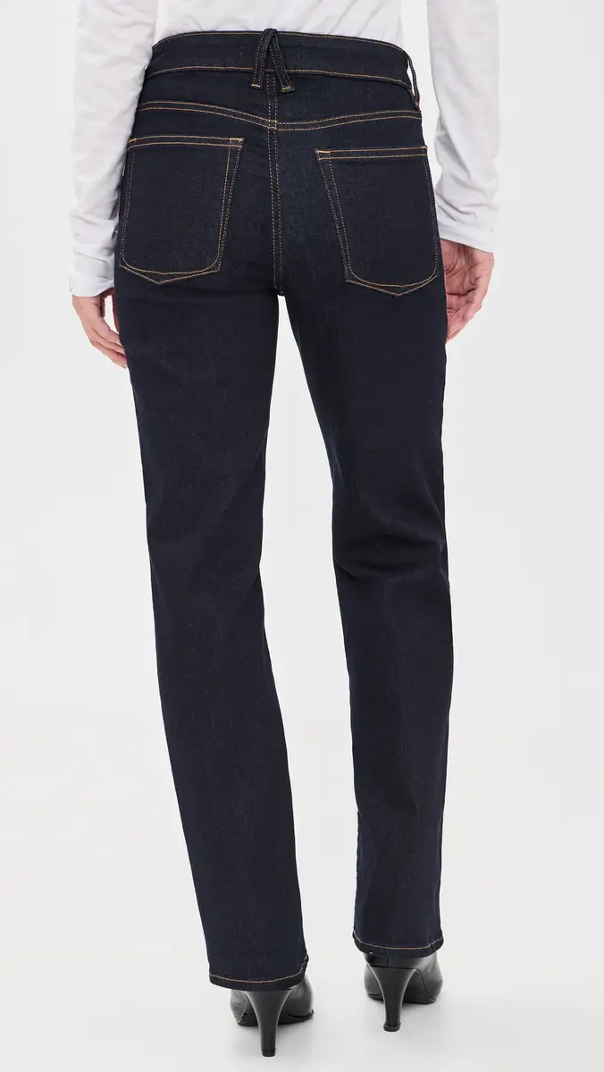 GOOD AMERICAN Good Petite Straight Jeans | Thumbnail 3 GOOD AMERICAN Good Petite Straight Jeans | Thumbnail 3