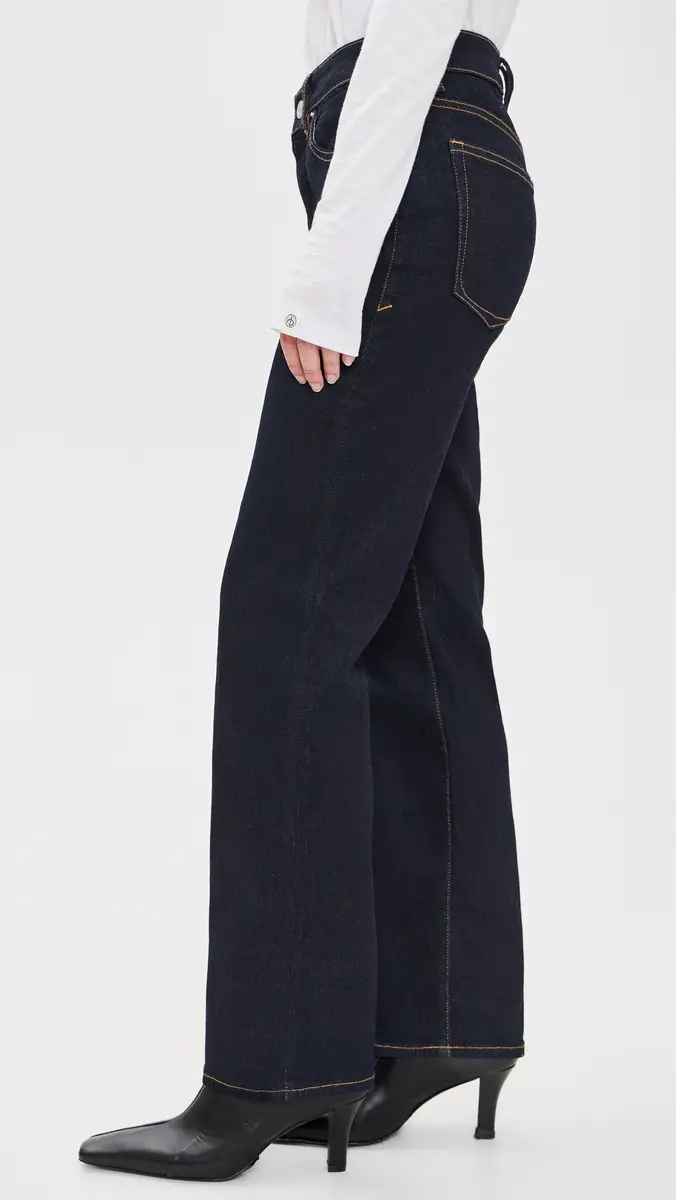 GOOD AMERICAN Good Petite Straight Jeans | Thumbnail 4 GOOD AMERICAN Good Petite Straight Jeans | Thumbnail 4