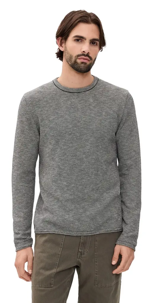 Billy Reid Tuck Stripe Crew