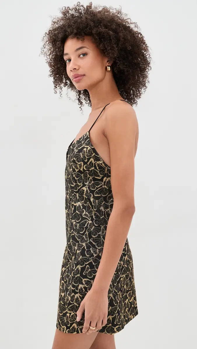 Alice + Olivia Tayla Structured Lantern Mini Dress | Thumbnail 4 Alice + Olivia Tayla Structured Lantern Mini Dress | Thumbnail 4