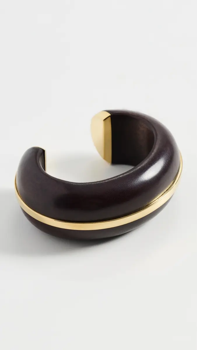 Lizzie Fortunato Halo Cuff In Acacia Wood | Thumbnail 2