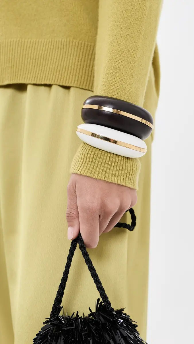 Lizzie Fortunato Halo Cuff In Acacia Wood | Thumbnail 3