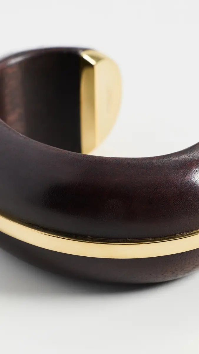 Lizzie Fortunato Halo Cuff In Acacia Wood | Thumbnail 4