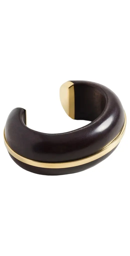 Lizzie Fortunato Halo Cuff In Acacia Wood