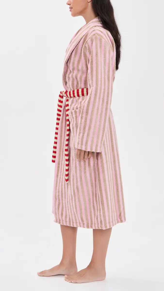 Dusen Dusen Terry Cotton Bathrobe | Thumbnail 4 Dusen Dusen Terry Cotton Bathrobe | Thumbnail 4