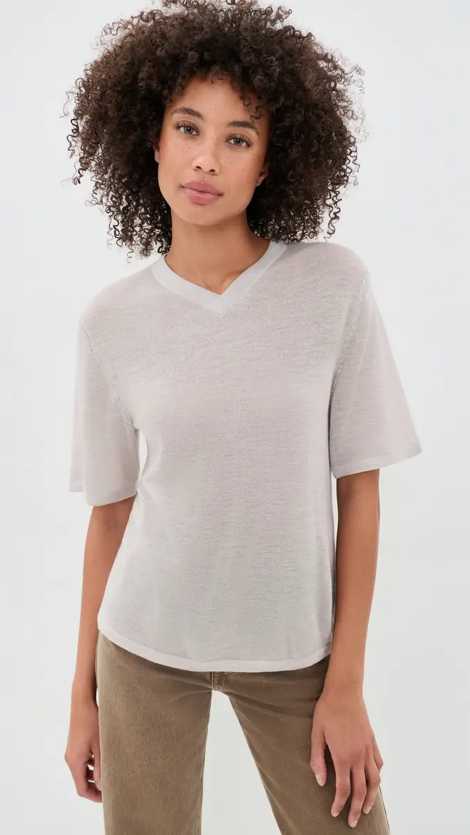 B SIDES Short Sleeve V Neck Tee | Thumbnail 2
