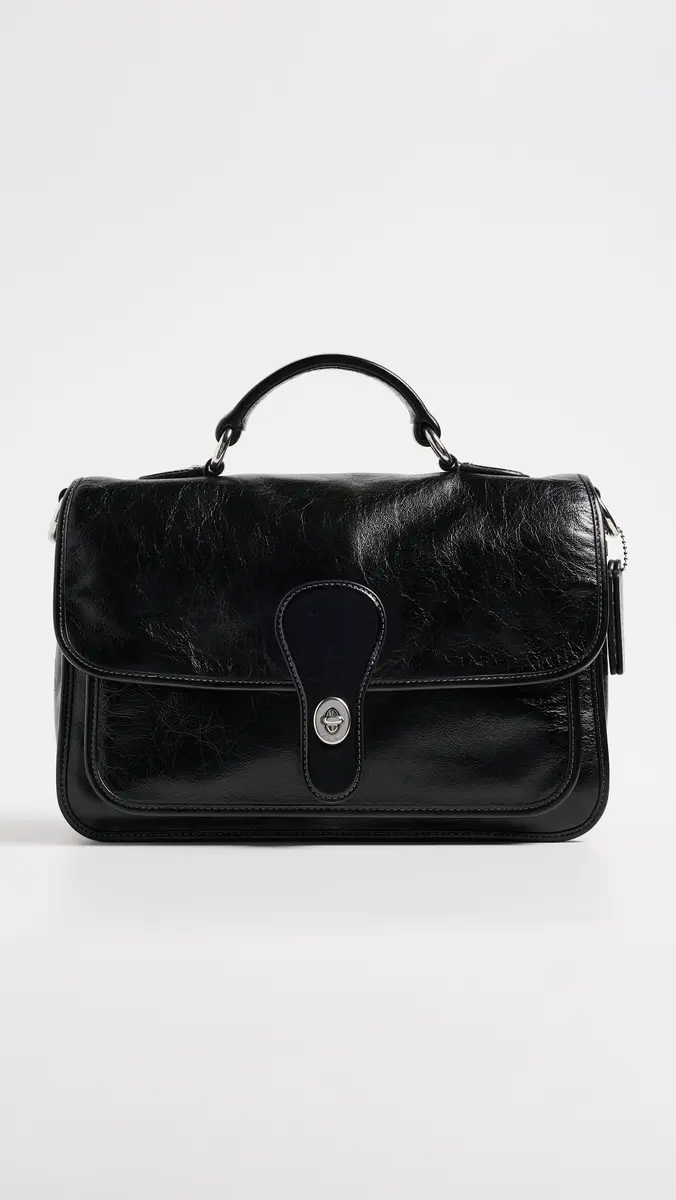 Coach Glazed Grain Leather Metropolitan Bag 31 | Thumbnail 2 Coach Glazed Grain Leather Metropolitan Bag 31 | Thumbnail 2