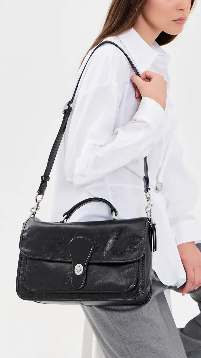 Coach Glazed Grain Leather Metropolitan Bag 31 | Thumbnail 3 Coach Glazed Grain Leather Metropolitan Bag 31 | Thumbnail 3
