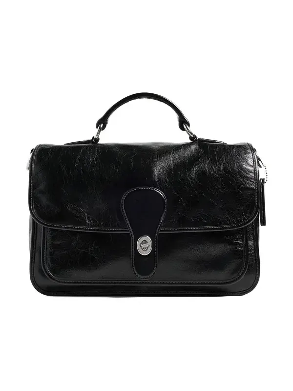 Coach Glazed Grain Leather Metropolitan Bag 31