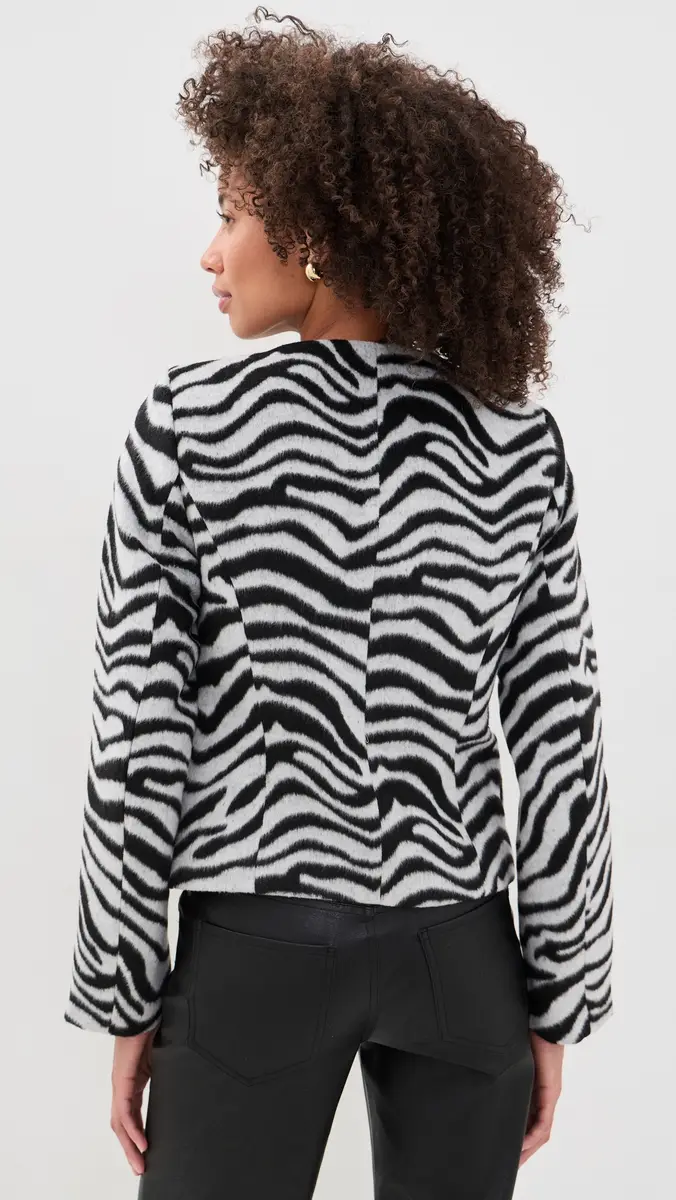 Bailey Rose Zebra Jacket | Thumbnail 3 Bailey Rose Zebra Jacket | Thumbnail 3