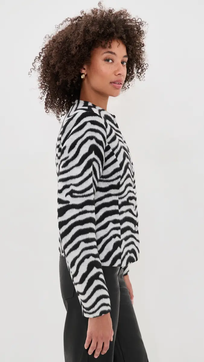 Bailey Rose Zebra Jacket | Thumbnail 4 Bailey Rose Zebra Jacket | Thumbnail 4