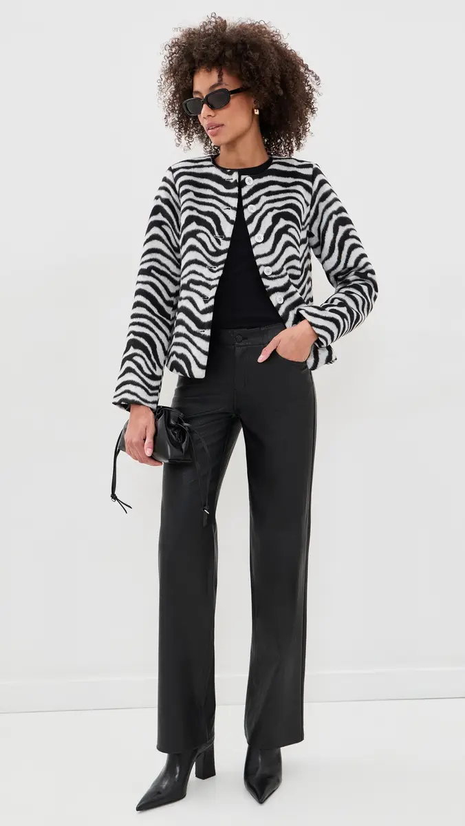 Bailey Rose Zebra Jacket | Thumbnail 5 Bailey Rose Zebra Jacket | Thumbnail 5