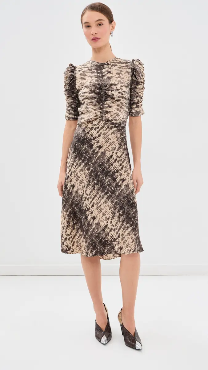 Isabel Marant Lemila Silk Dress | Thumbnail 2 Isabel Marant Lemila Silk Dress | Thumbnail 2