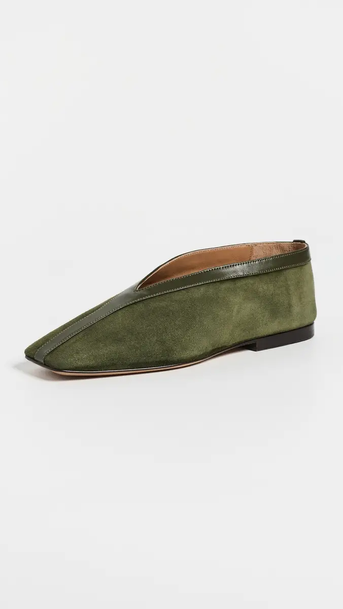 MANSUR GAVRIEL Contorno Square V Flats | Thumbnail 2 MANSUR GAVRIEL Contorno Square V Flats | Thumbnail 2