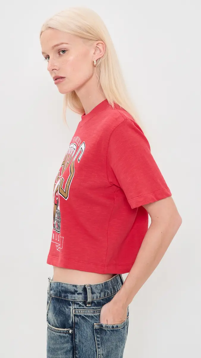 Junk Food 49ers Mock Neck Crop Tee | Thumbnail 4 Junk Food 49ers Mock Neck Crop Tee | Thumbnail 4