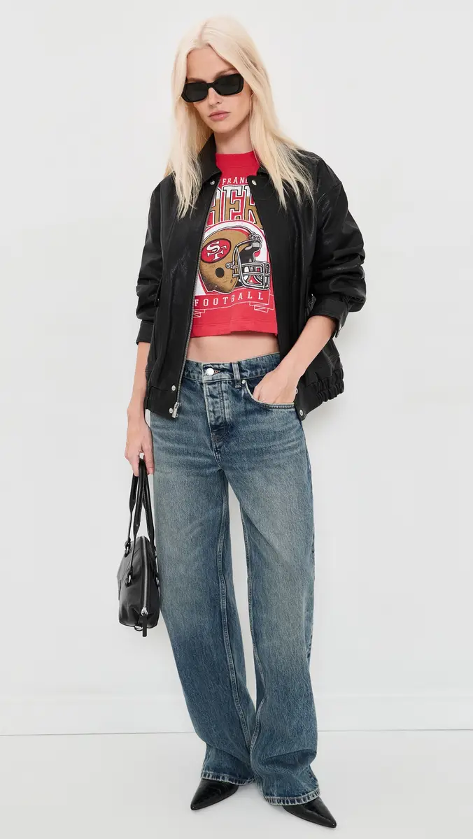Junk Food 49ers Mock Neck Crop Tee | Thumbnail 5 Junk Food 49ers Mock Neck Crop Tee | Thumbnail 5