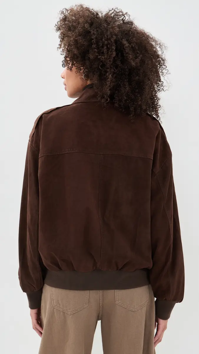 LAMARQUE Trevanna Suede Bomber Jacket | Thumbnail 3 LAMARQUE Trevanna Suede Bomber Jacket | Thumbnail 3