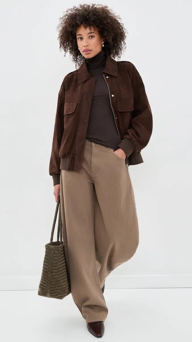 LAMARQUE Trevanna Suede Bomber Jacket | Thumbnail 5 LAMARQUE Trevanna Suede Bomber Jacket | Thumbnail 5