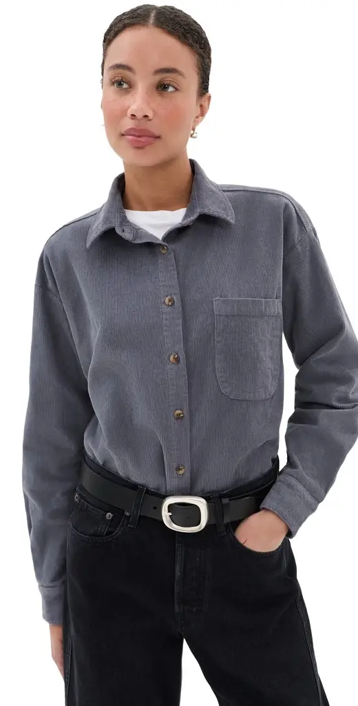 Winnie Corduroy Button Down Shirt Winnie Corduroy Button Down Shirt