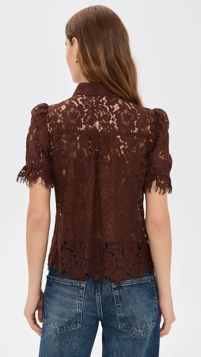 Generation Love Mikaelle Lace Shirt | Thumbnail 3 Generation Love Mikaelle Lace Shirt | Thumbnail 3