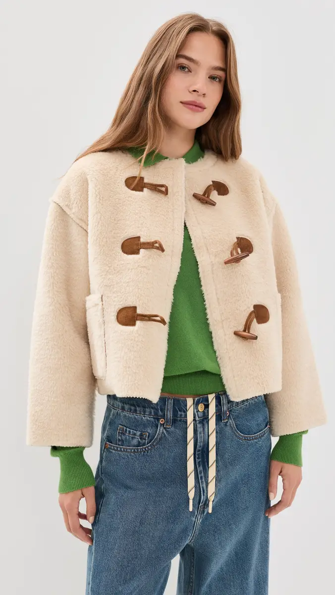 The Great. THE GREAT. The Woodside Toggle Coat | Thumbnail 2