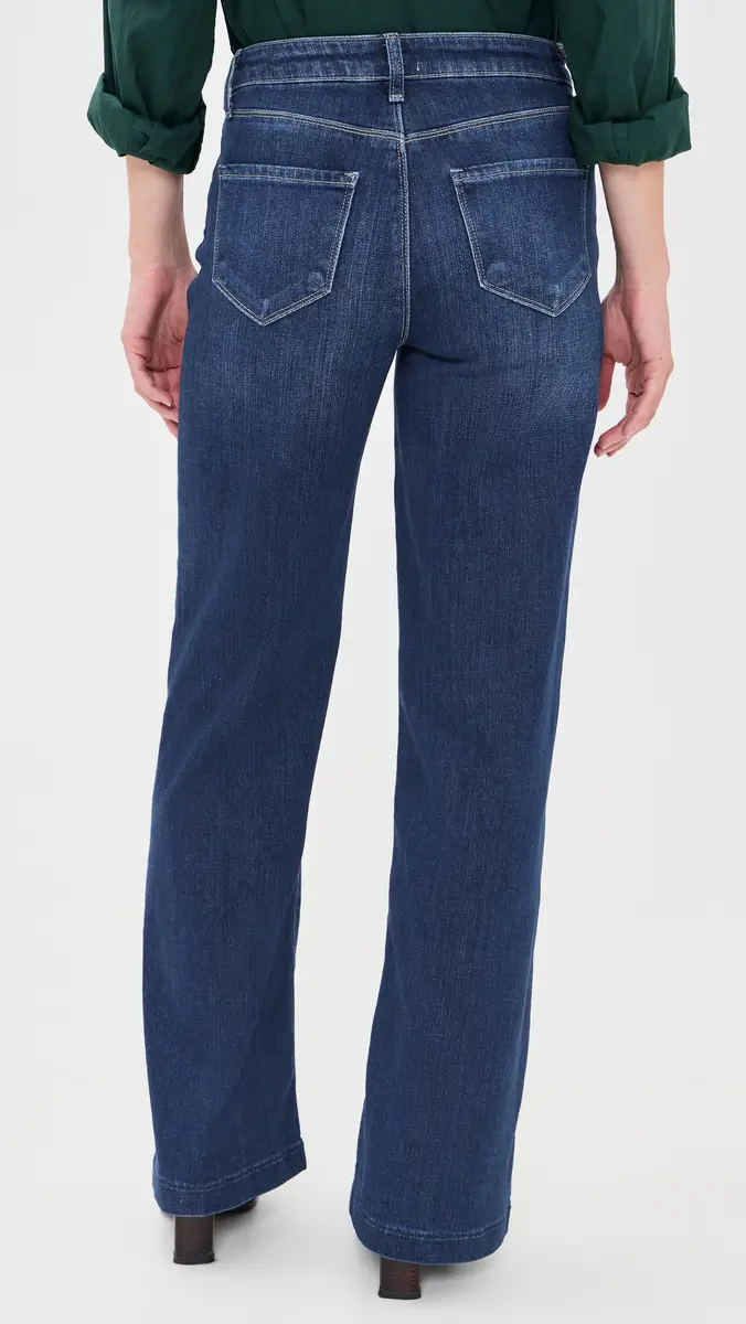 L'Agence Petite Scottie Wide Leg Jeans | Thumbnail 3 L'Agence Petite Scottie Wide Leg Jeans | Thumbnail 3