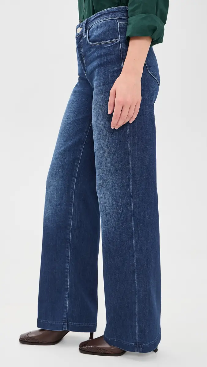 L'Agence Petite Scottie Wide Leg Jeans | Thumbnail 4 L'Agence Petite Scottie Wide Leg Jeans | Thumbnail 4