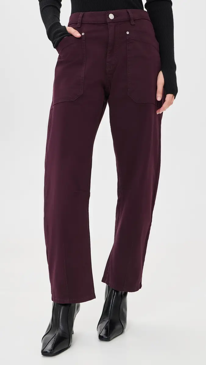 DL1961 Bilie Easy Barrel Petite Pants | Thumbnail 2