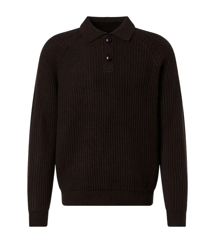 Mr Darius cashmere polo sweater Mr Darius cashmere polo sweater