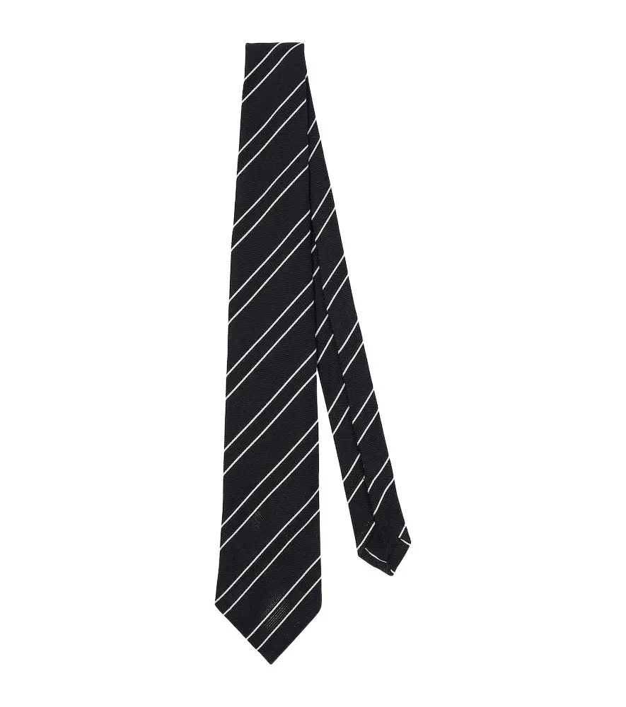 Striped silk tie Striped silk tie