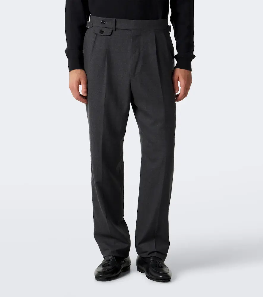 dunhill Wool and cashmere straight pants | Thumbnail 2 dunhill Wool and cashmere straight pants | Thumbnail 2